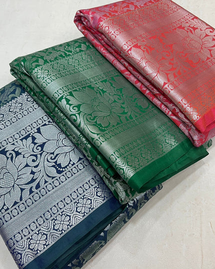 Affordable Luxury Kanchipuram Soft Silk Bridal Saree