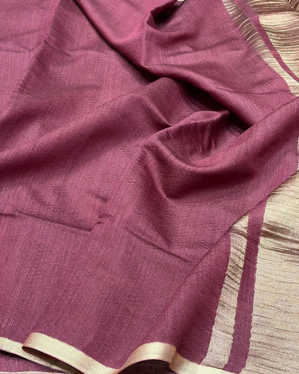 Luxurious and Elegant Beautiful Pure Muga Silk Saree