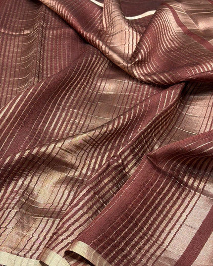 Premium Handwoven Muga Silk Saree with Royal Weaves and Natural Golden Glow