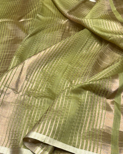 Premium Handwoven Muga Silk Saree with Royal Weaves and Natural Golden Glow