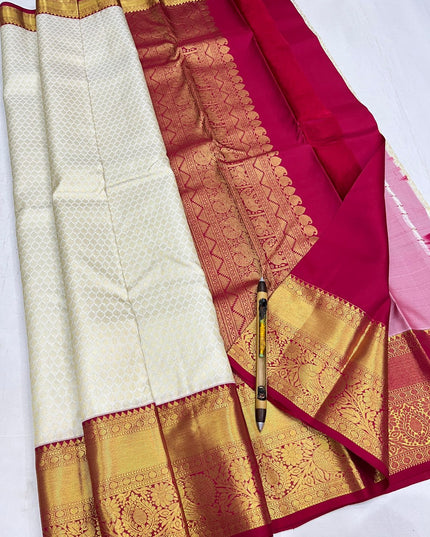 Kanchipuram Pure Silk Bridal Saree | Handwoven Wedding Saree