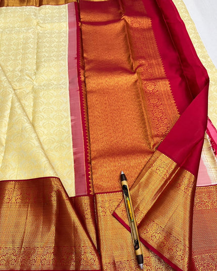 Kanchipuram Pure Silk Bridal Saree | Handwoven Wedding Saree