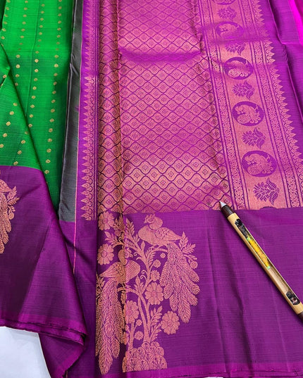 Kanchipuram Pure Silk Mark Certified Saree | Authentic Handwoven