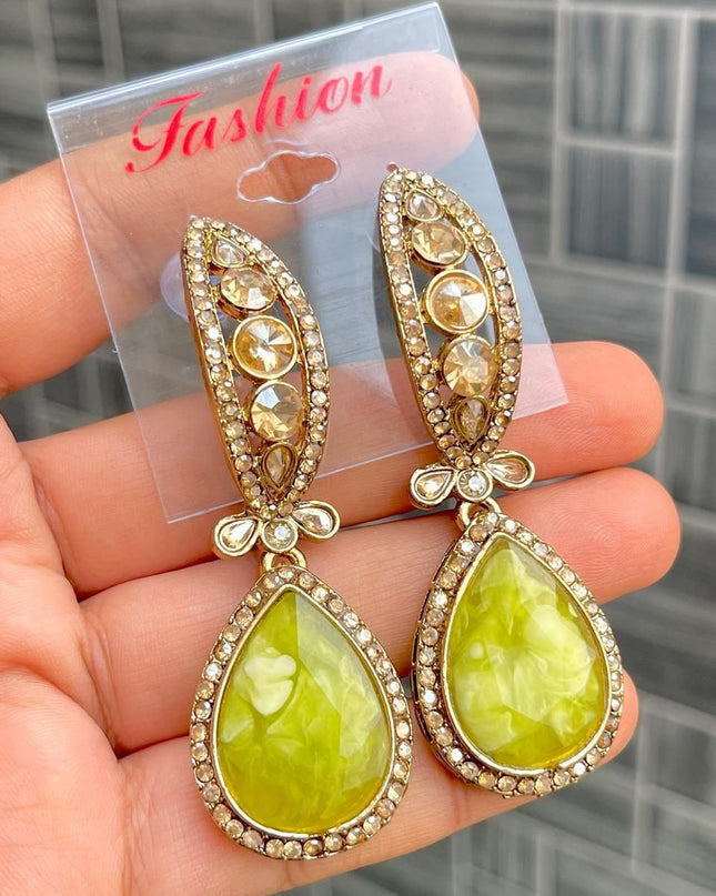 Limited Edition Premium Quality MOP Work Earrings