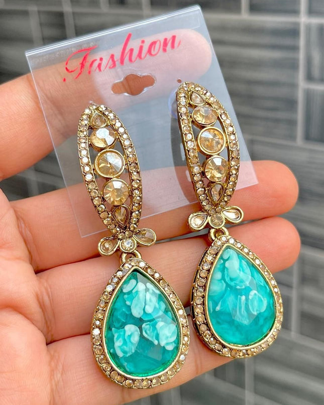 Limited Edition Premium Quality MOP Work Earrings