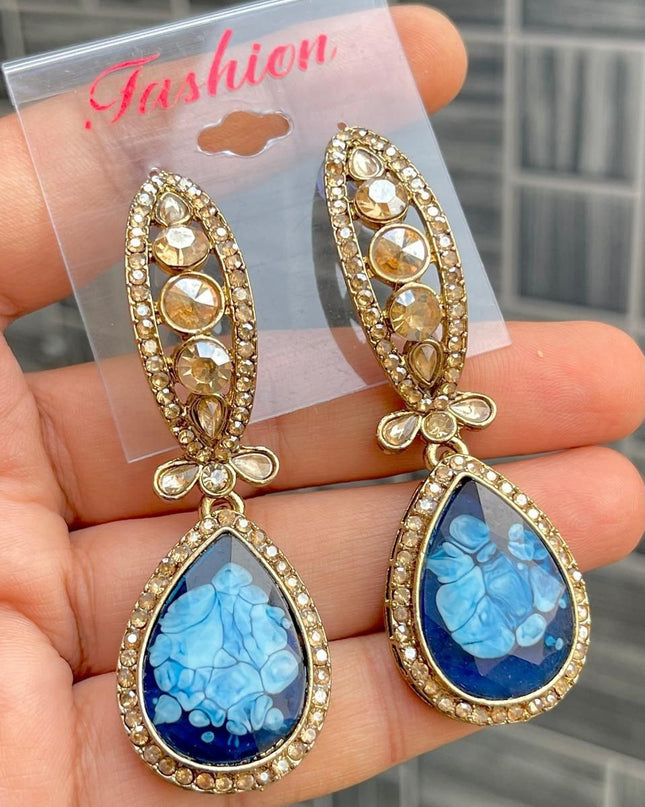 Limited Edition Premium Quality MOP Work Earrings