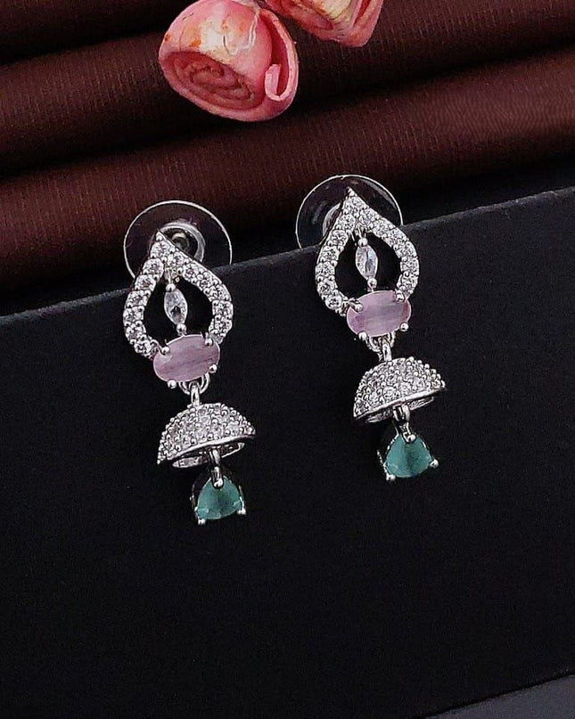 Small Jhumki AD Earrings