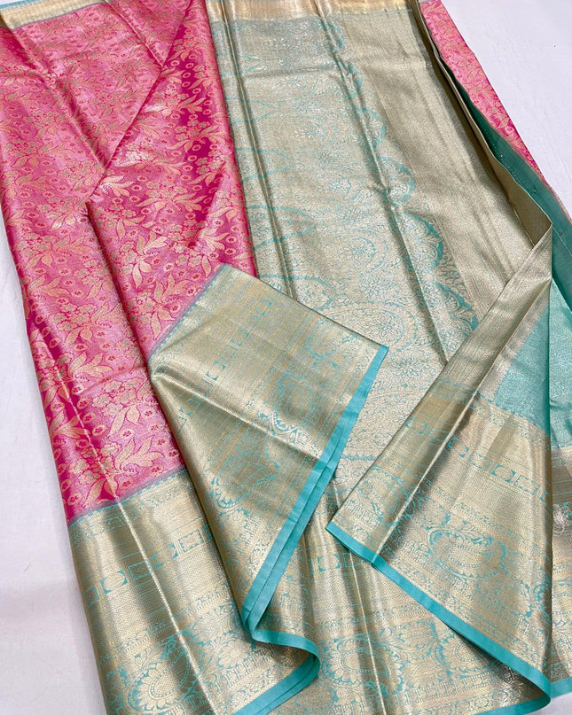 Affordable Luxury Kanchipuram Soft Silk Saree