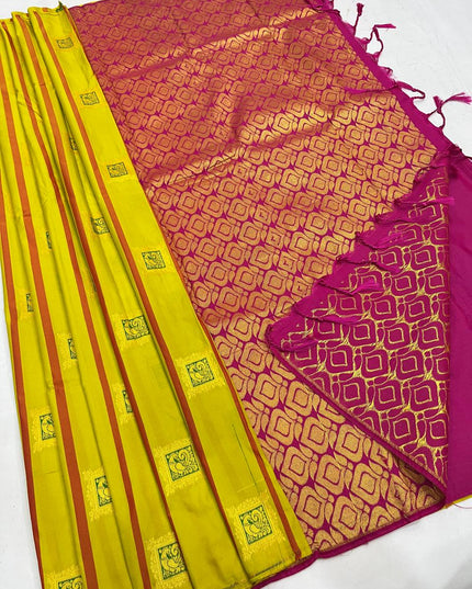 Affordable Luxury Kanchipuram Soft Silk Saree