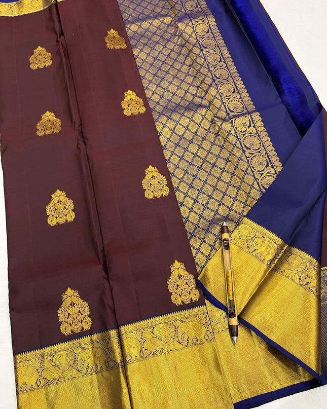 Kanchipuram Handloom Pure Silk Saree