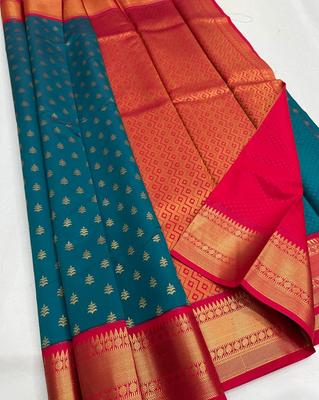Affordable Luxury Kanchipuram Soft Silk Saree