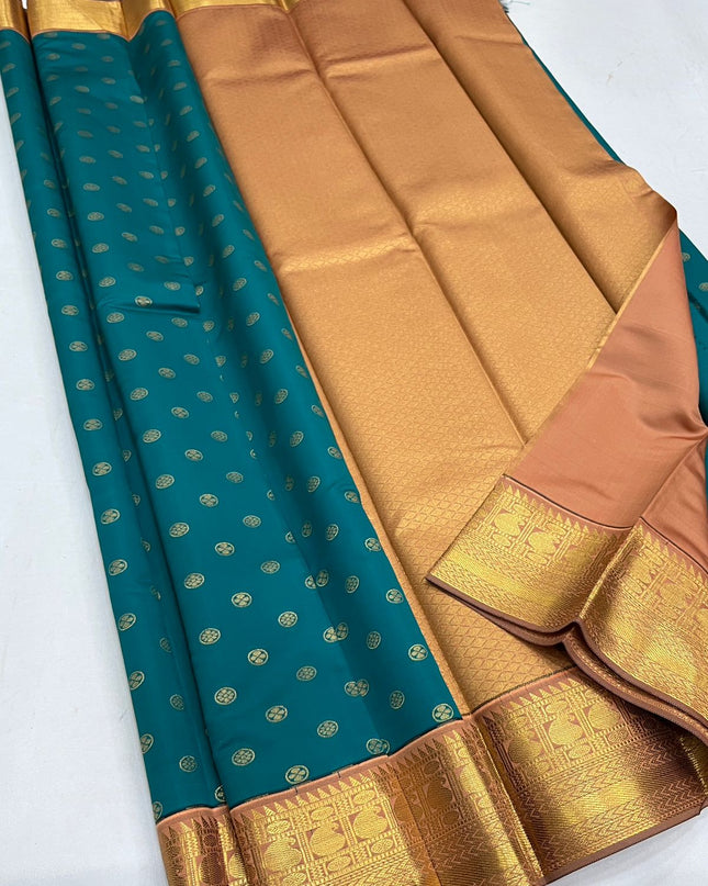 Affordable Luxury Kanchipuram Soft Silk Saree
