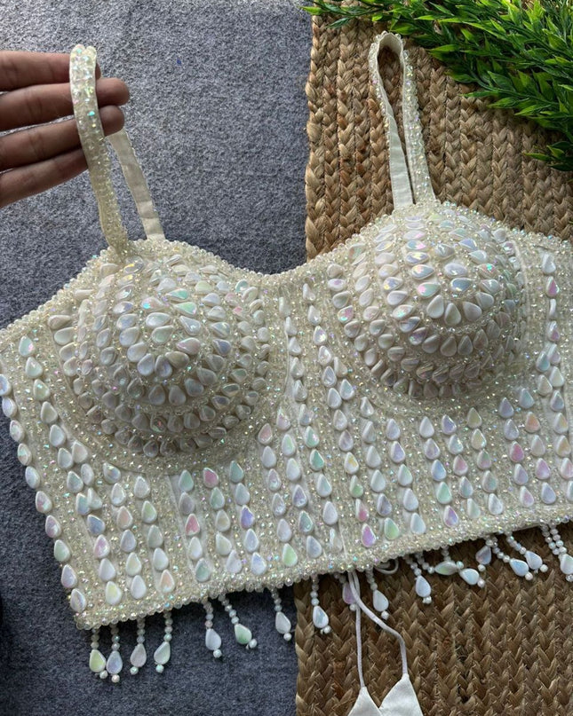 Pearl Moti Spaghati Blouse